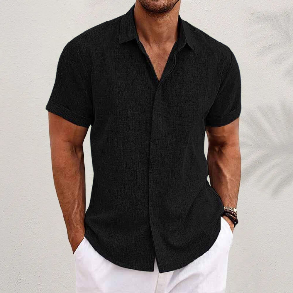 CONOR™™ | Linen Short-Sleeve