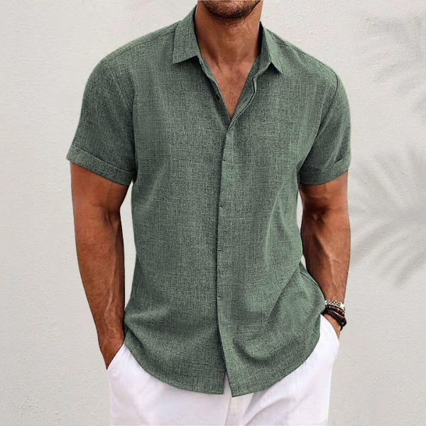 CONOR™™ | Linen Short-Sleeve