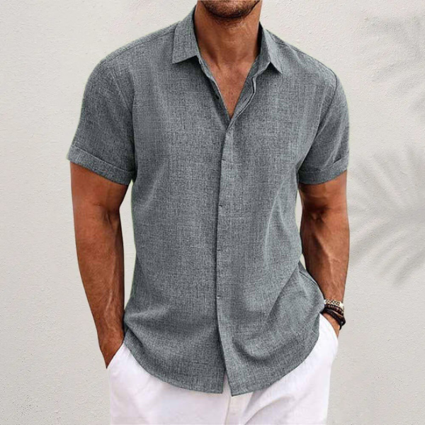 CONOR™™ | Linen Short-Sleeve
