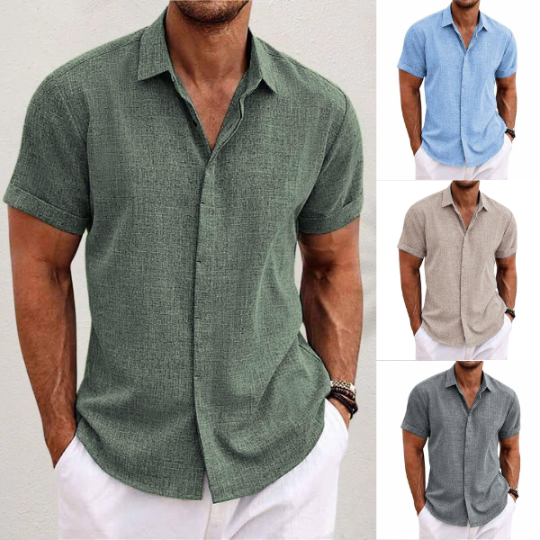 CONOR™™ | Linen Short-Sleeve