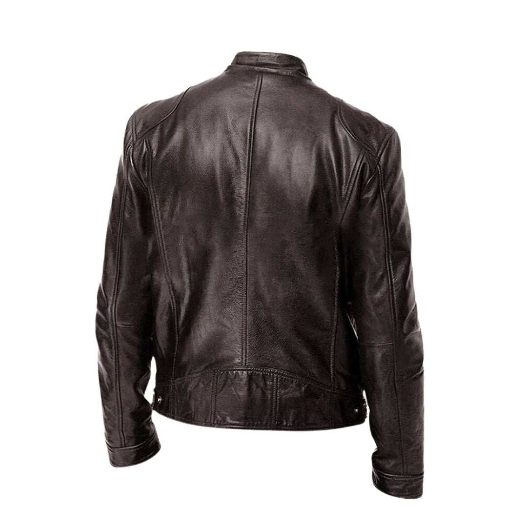 CONOR™ | ROUSSEL PARIS Casual Leather Jacket
