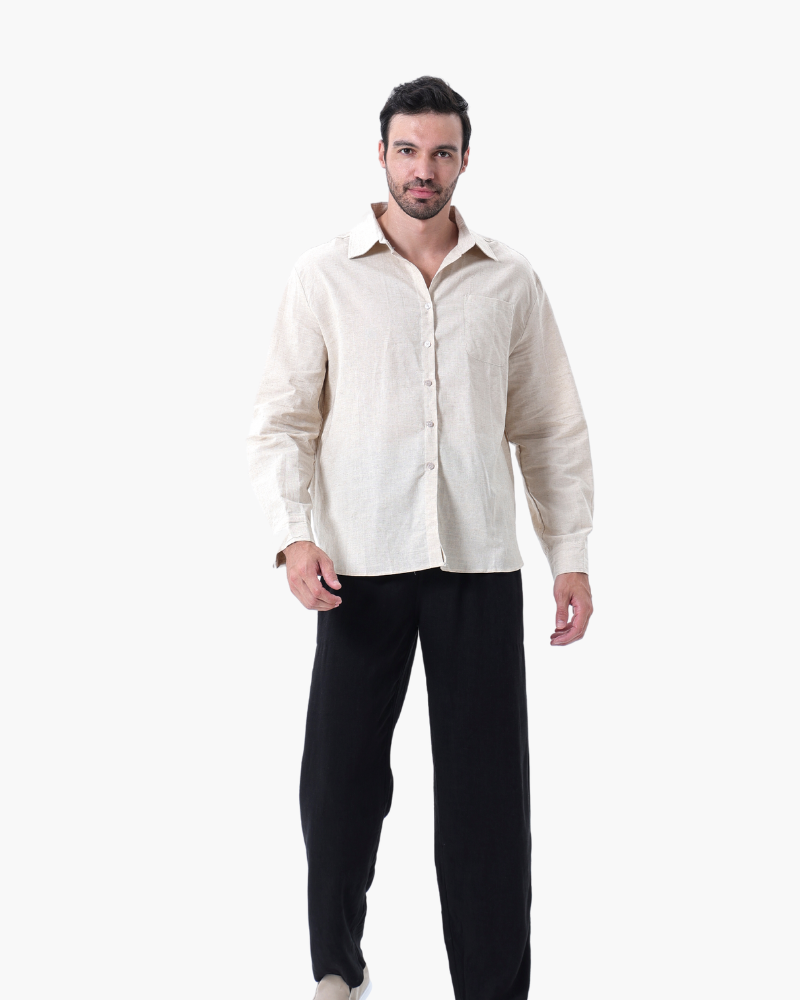 CONOR™ | LINEN COMBO (LONGSLEEVE)