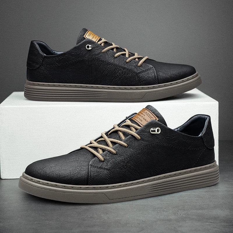 CONOR™ | LEATHER OXFORD TRAINERS