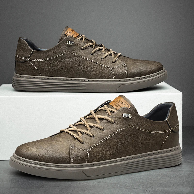 CONOR™ | LEATHER OXFORD TRAINERS