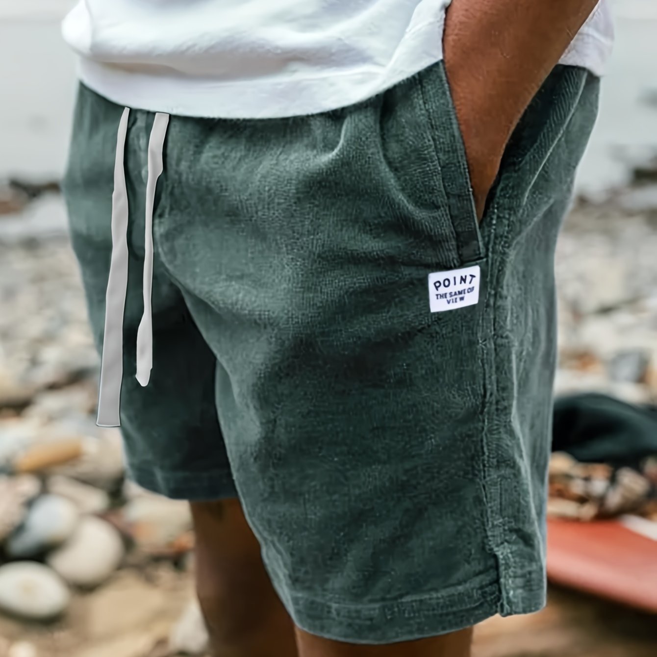 CONOR™™ | Ribbed Drawstring Shorts