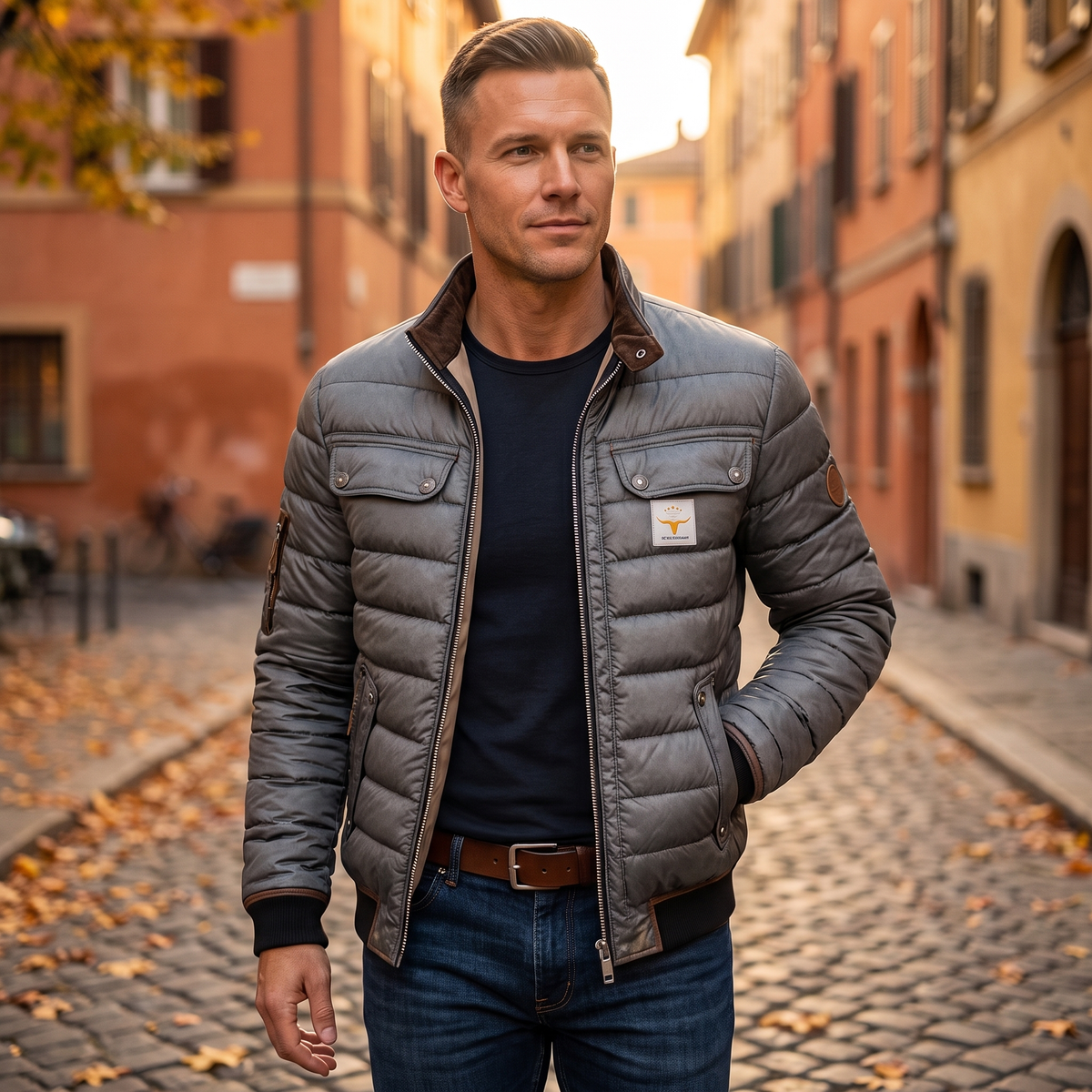 CONOR™ | Dario Vintage Jacket with a Bold Character