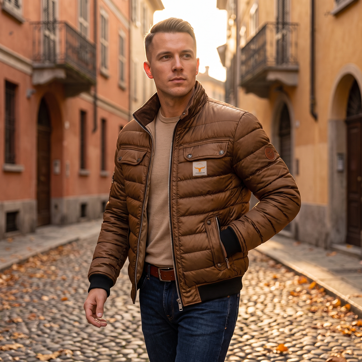 CONOR™ | Dario Vintage Jacket with a Bold Character