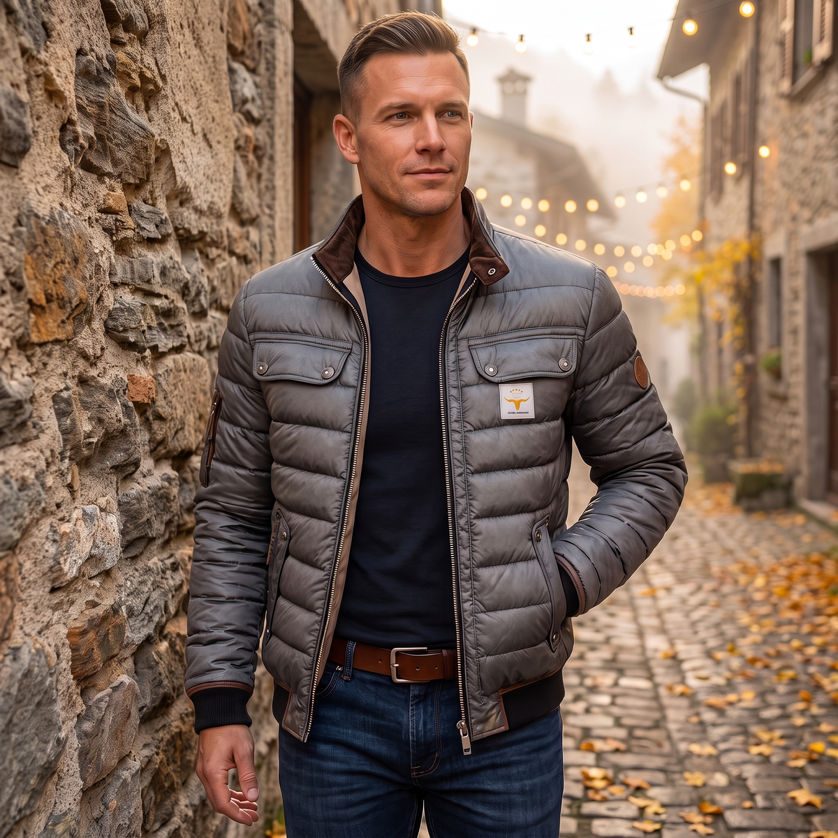 CONOR™ | Dario Vintage Jacket with a Bold Character
