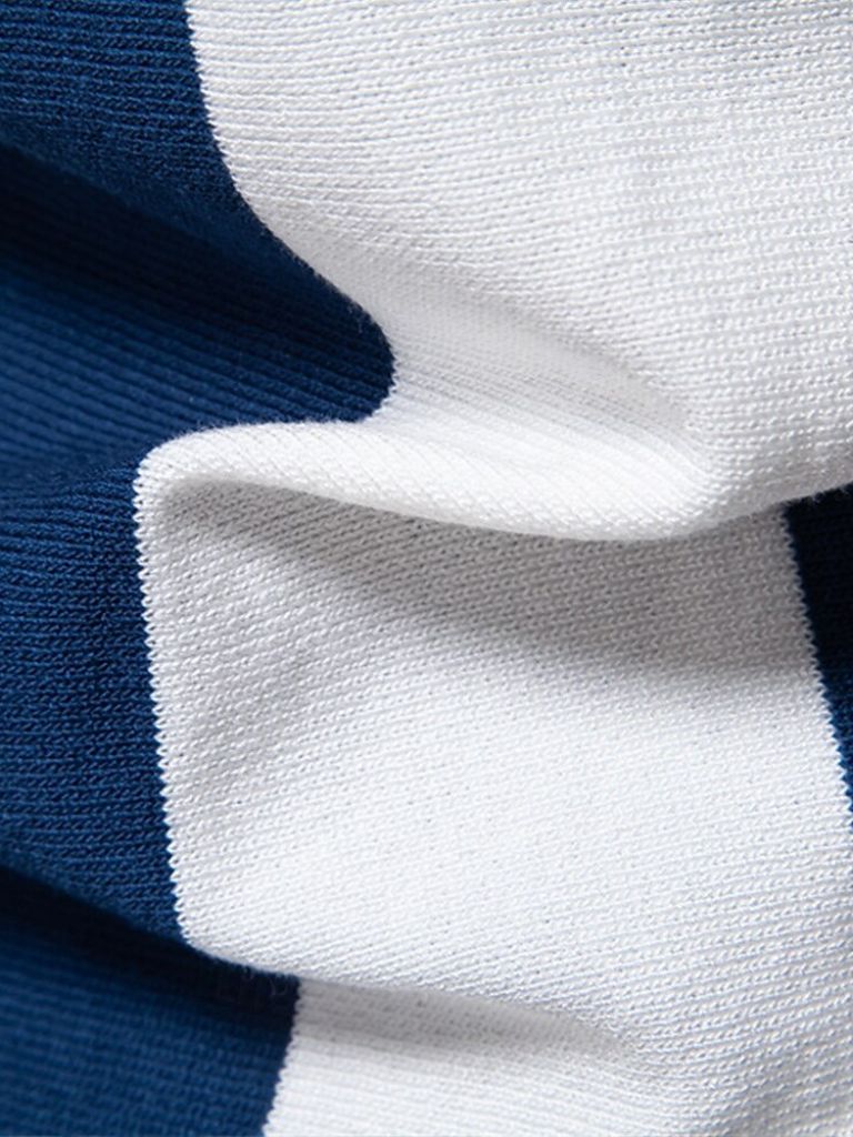 CONOR™™ | Striped Zip Polo