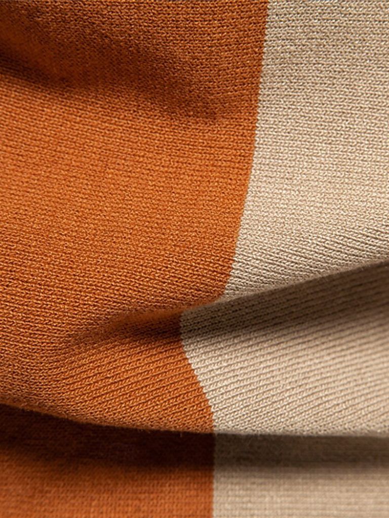 CONOR™™ | Striped Zip Polo