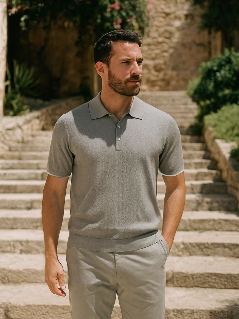 CONOR™™ | Chevron Knit Polo