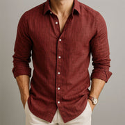 CONOR™™ | Men's Cotton-Linen Longsleeve