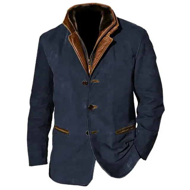 CONOR™ | Men’s Palermo Leather Button-Up Jacket