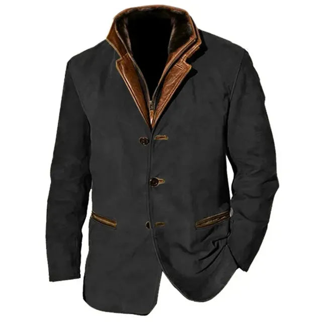 CONOR™ | Men’s Palermo Leather Button-Up Jacket