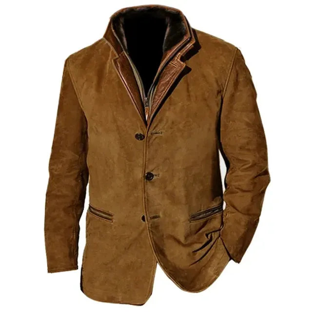 CONOR™ | Men’s Palermo Leather Button-Up Jacket
