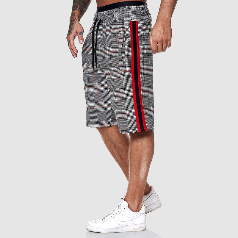 CONOR™™ | Men's Plaid Drawstring Shorts
