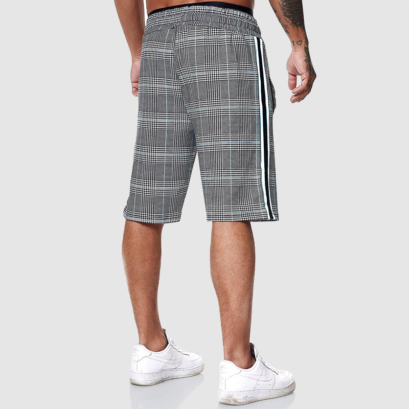CONOR™™ | Men's Plaid Drawstring Shorts