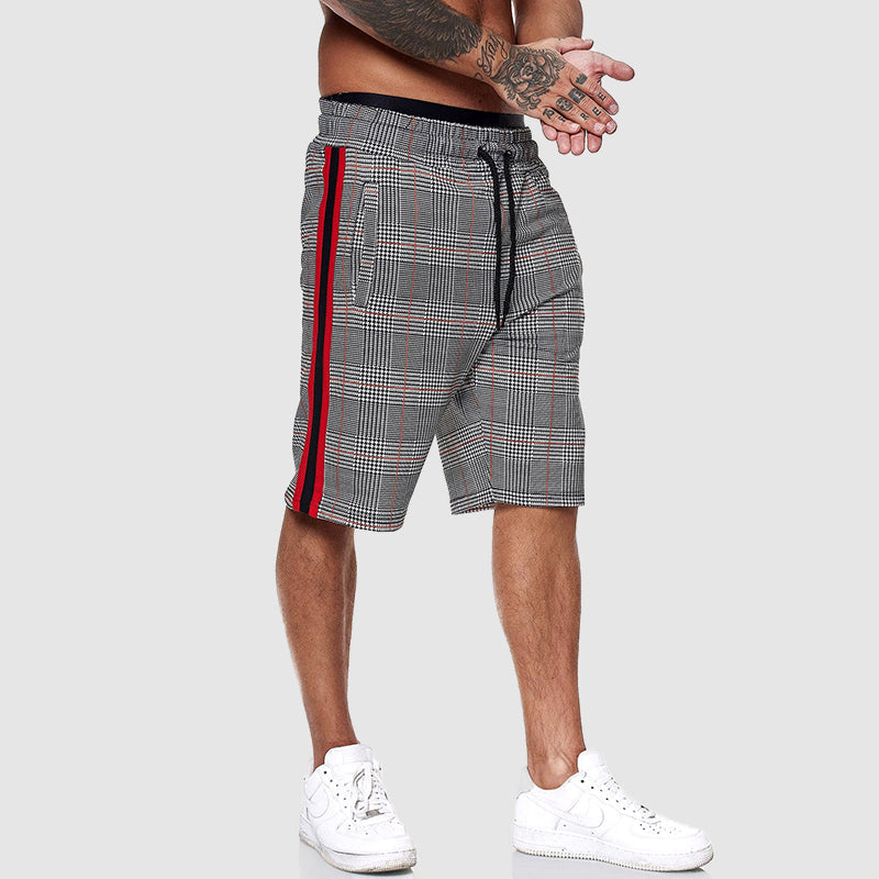 CONOR™™ | Men's Plaid Drawstring Shorts