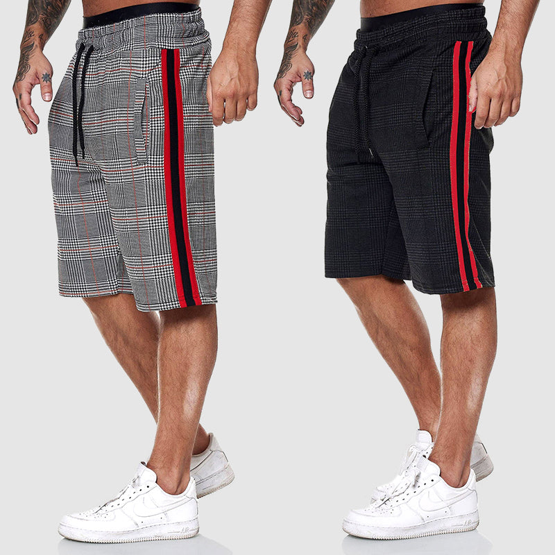 CONOR™™ | Men's Plaid Drawstring Shorts