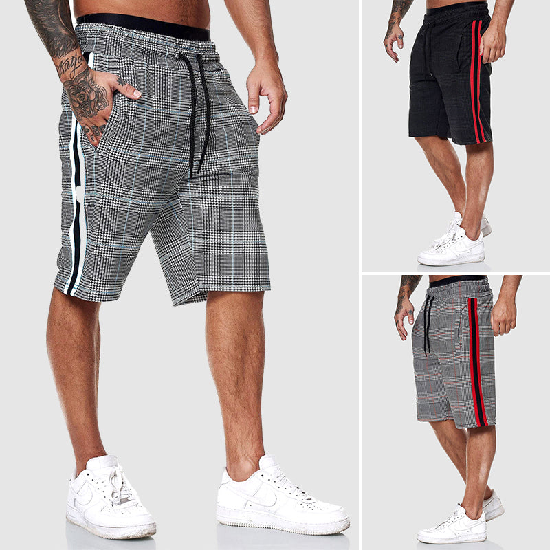 CONOR™™ | Men's Plaid Drawstring Shorts
