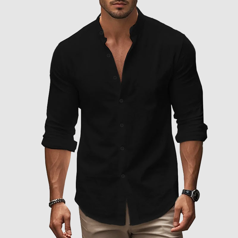 CONOR™™ | Linen-Cotton Shirt