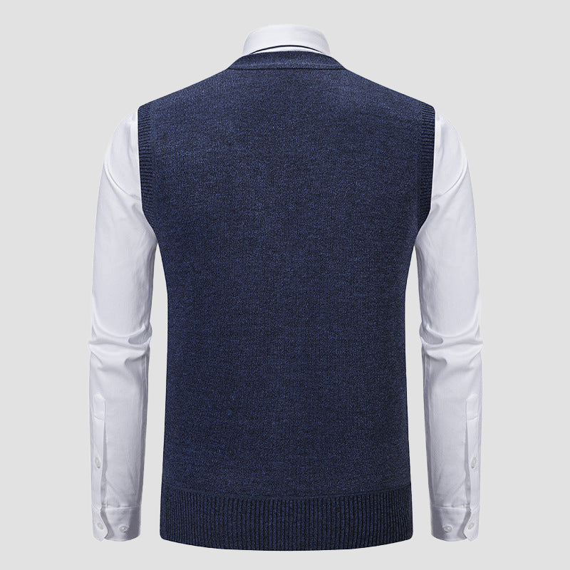 CONOR™™ | Men's Diamond-Knit Lined Vest