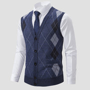 CONOR™™ | Men's Diamond-Knit Lined Vest