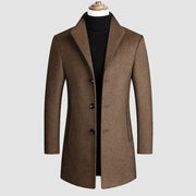 CONOR™™ | Men's Wool-Viscose Overcoat with Nanosilk Lining