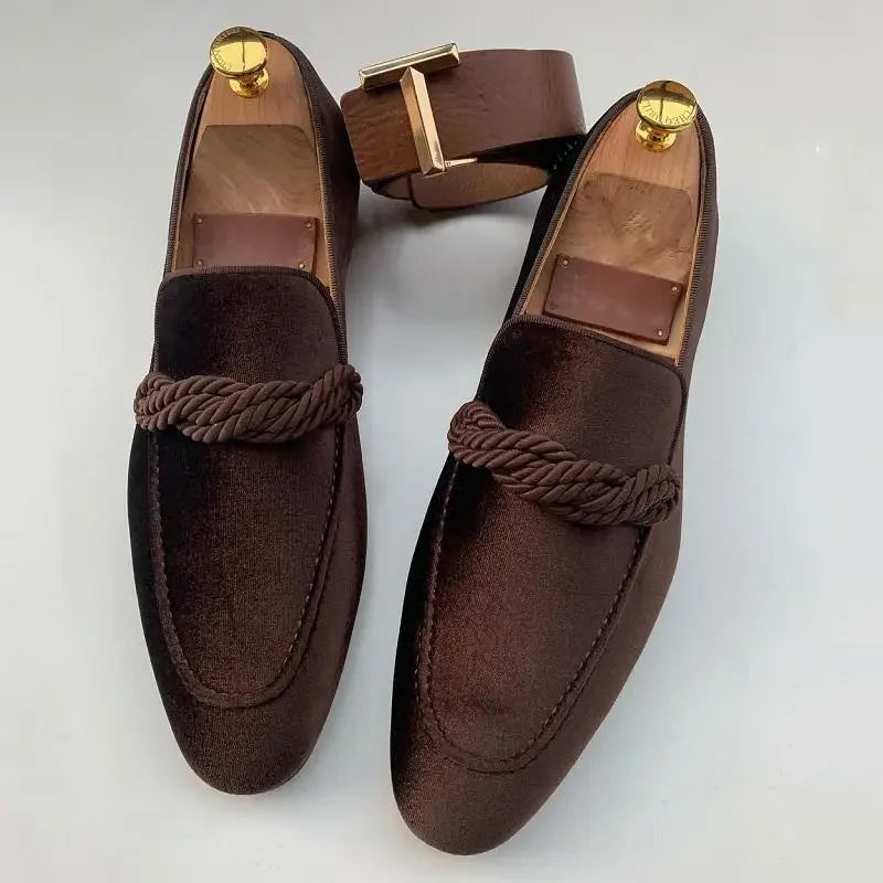 CONOR™™ | Men's Vegan Suede Slip-On Loafers