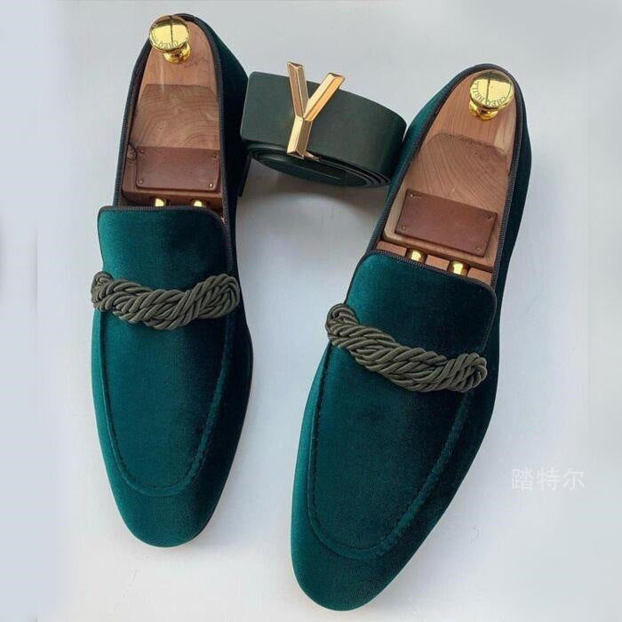 CONOR™™ | Men's Vegan Suede Slip-On Loafers