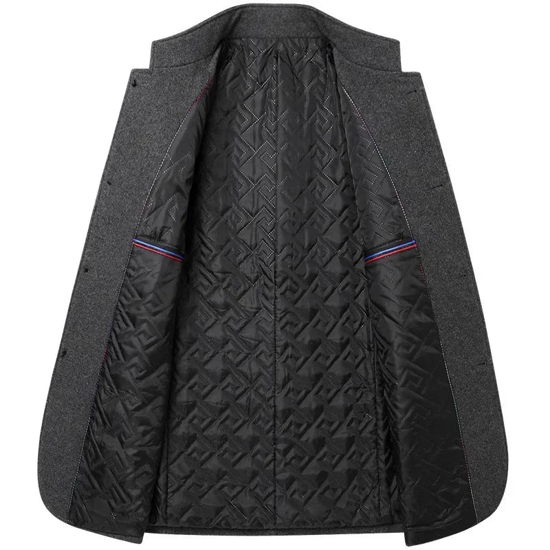 CONOR™™ | Men's Tailored Wool-Blend Overcoat