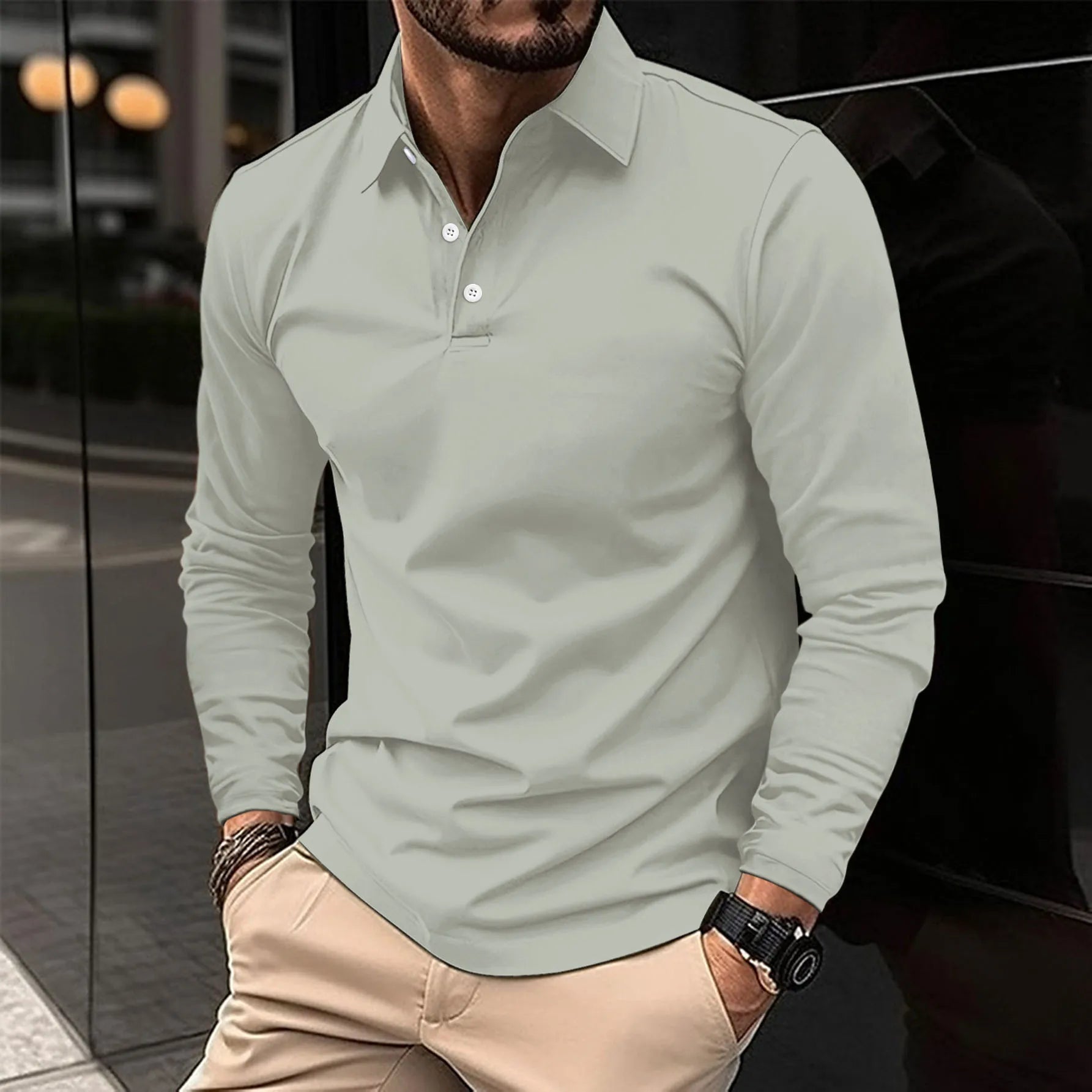 CONOR™™ | Collared Long-Sleeve