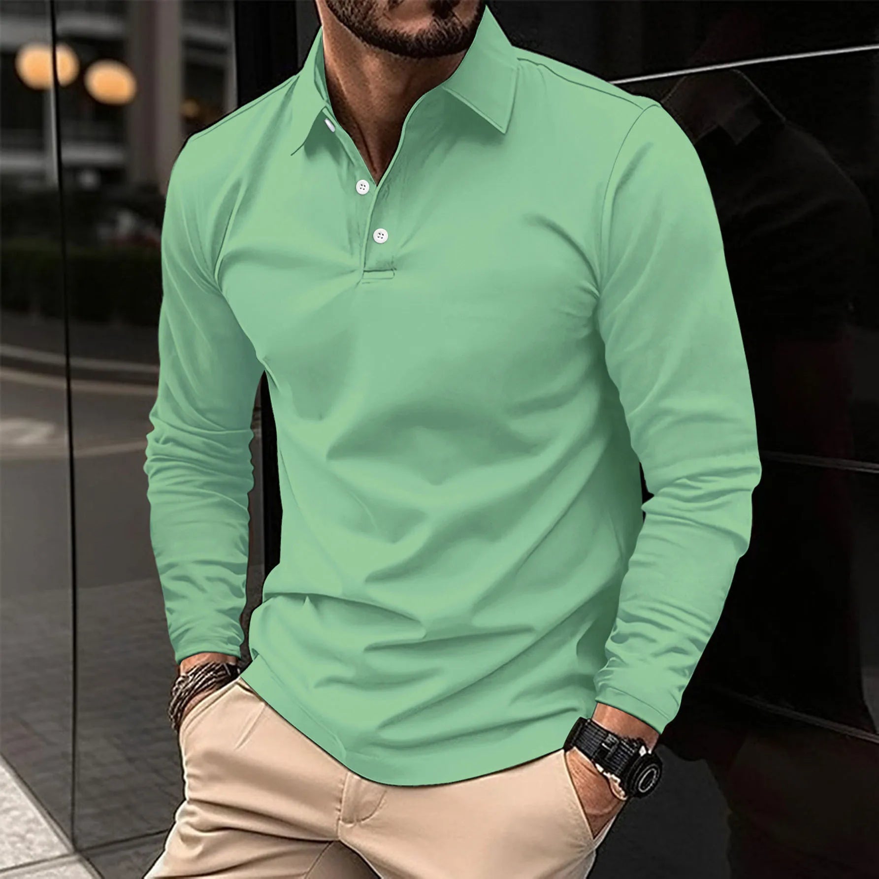 CONOR™™ | Collared Long-Sleeve