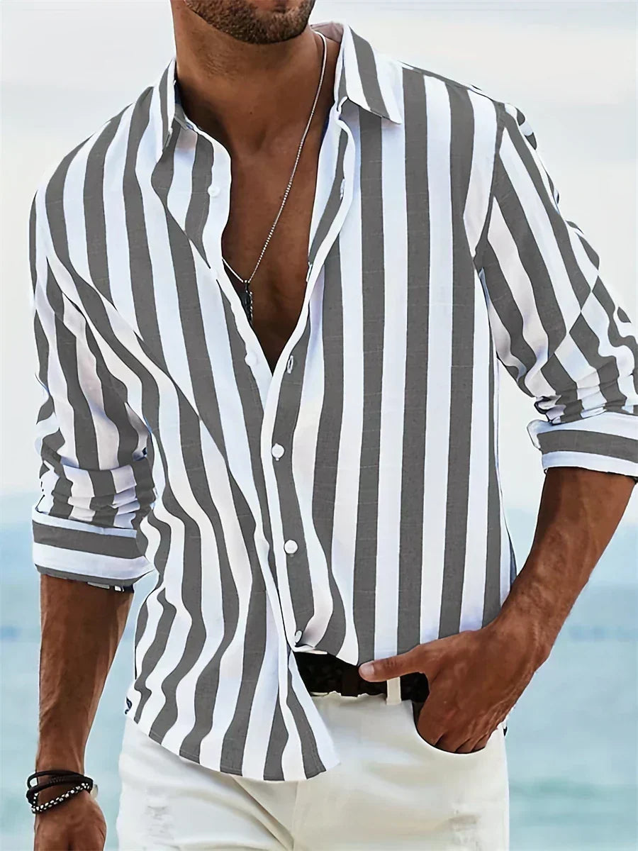 CONOR™™ | Striped Shirt