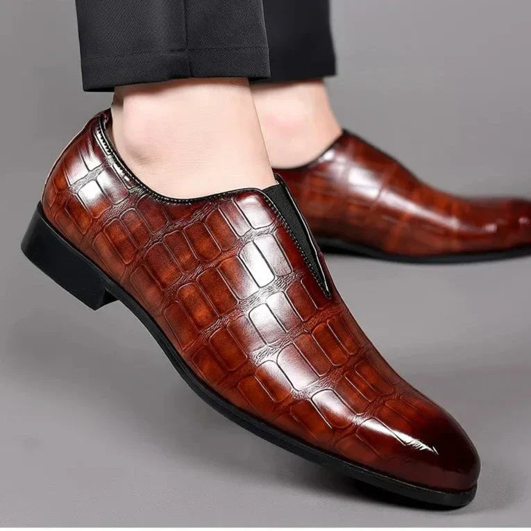 CONOR™ | Men's Patterned Dress Shoes