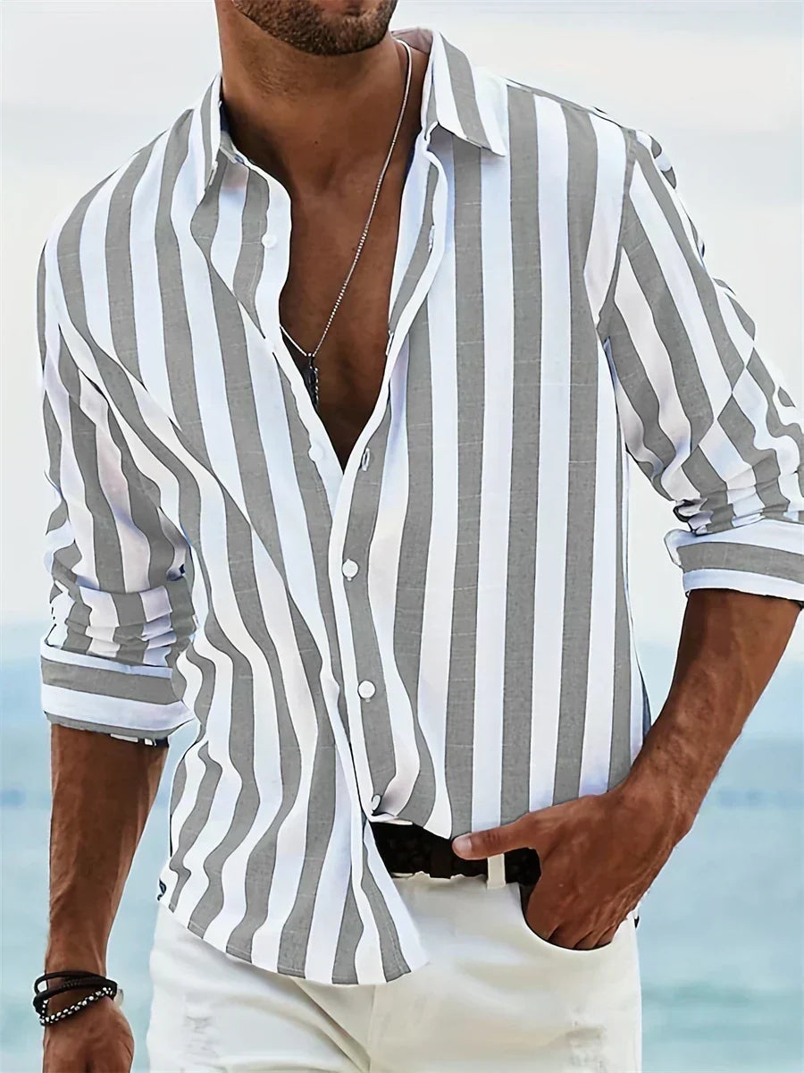 CONOR™™ | Striped Shirt