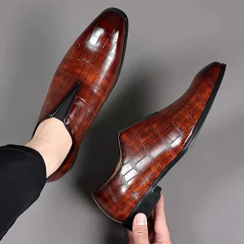 CONOR™ | Men's Patterned Dress Shoes