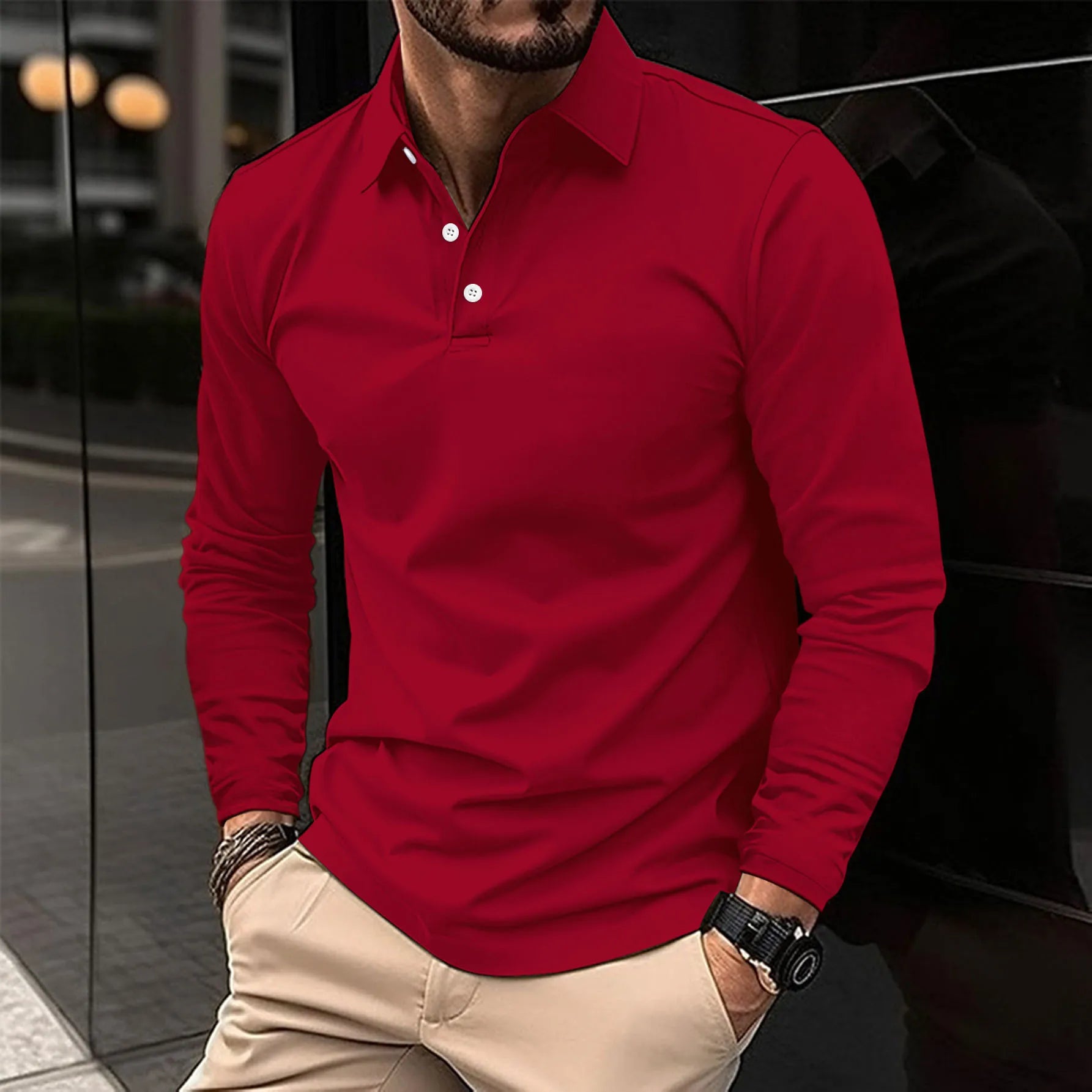 CONOR™™ | Collared Long-Sleeve
