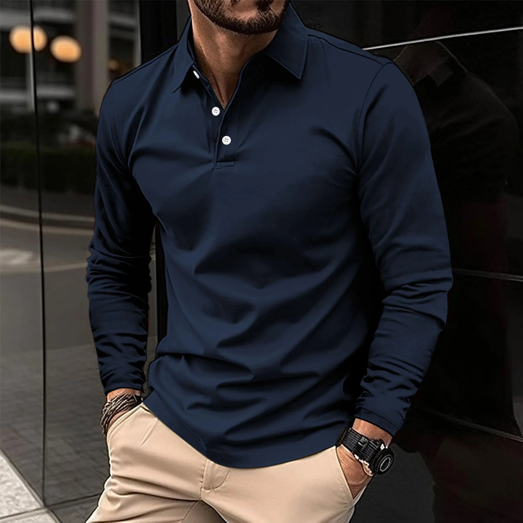 CONOR™™ | Collared Long-Sleeve