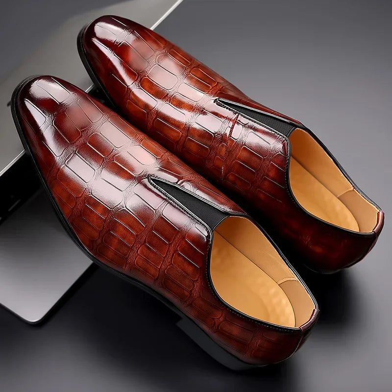 CONOR™ | Men's Patterned Dress Shoes