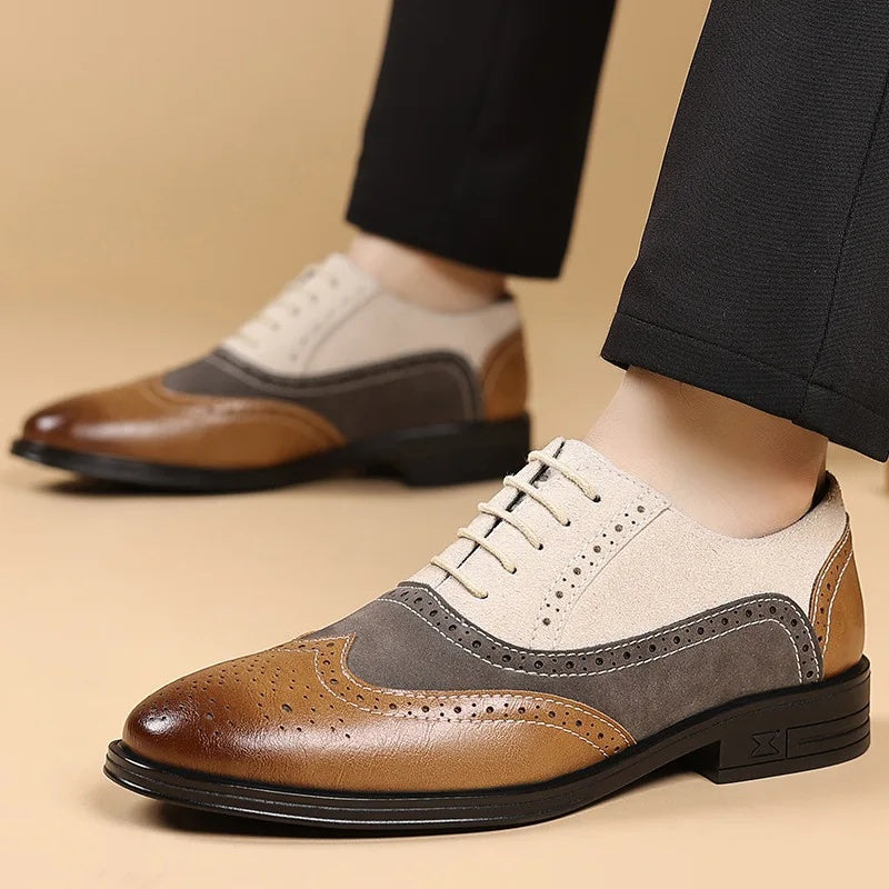 CONOR™ | BROGUE LACE-UP SHOES FOR MEN
