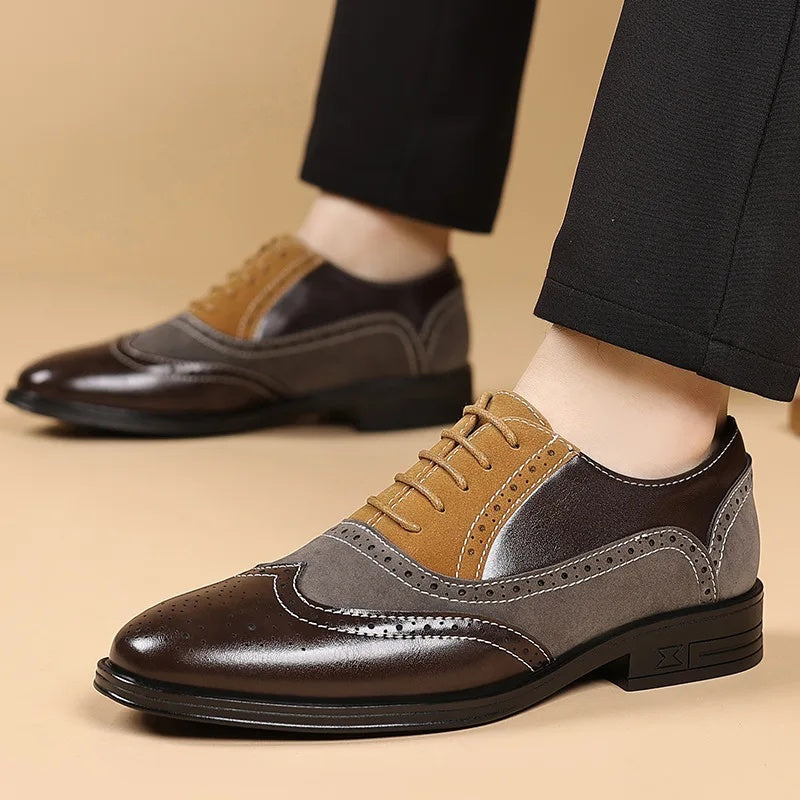 CONOR™ | BROGUE LACE-UP SHOES FOR MEN