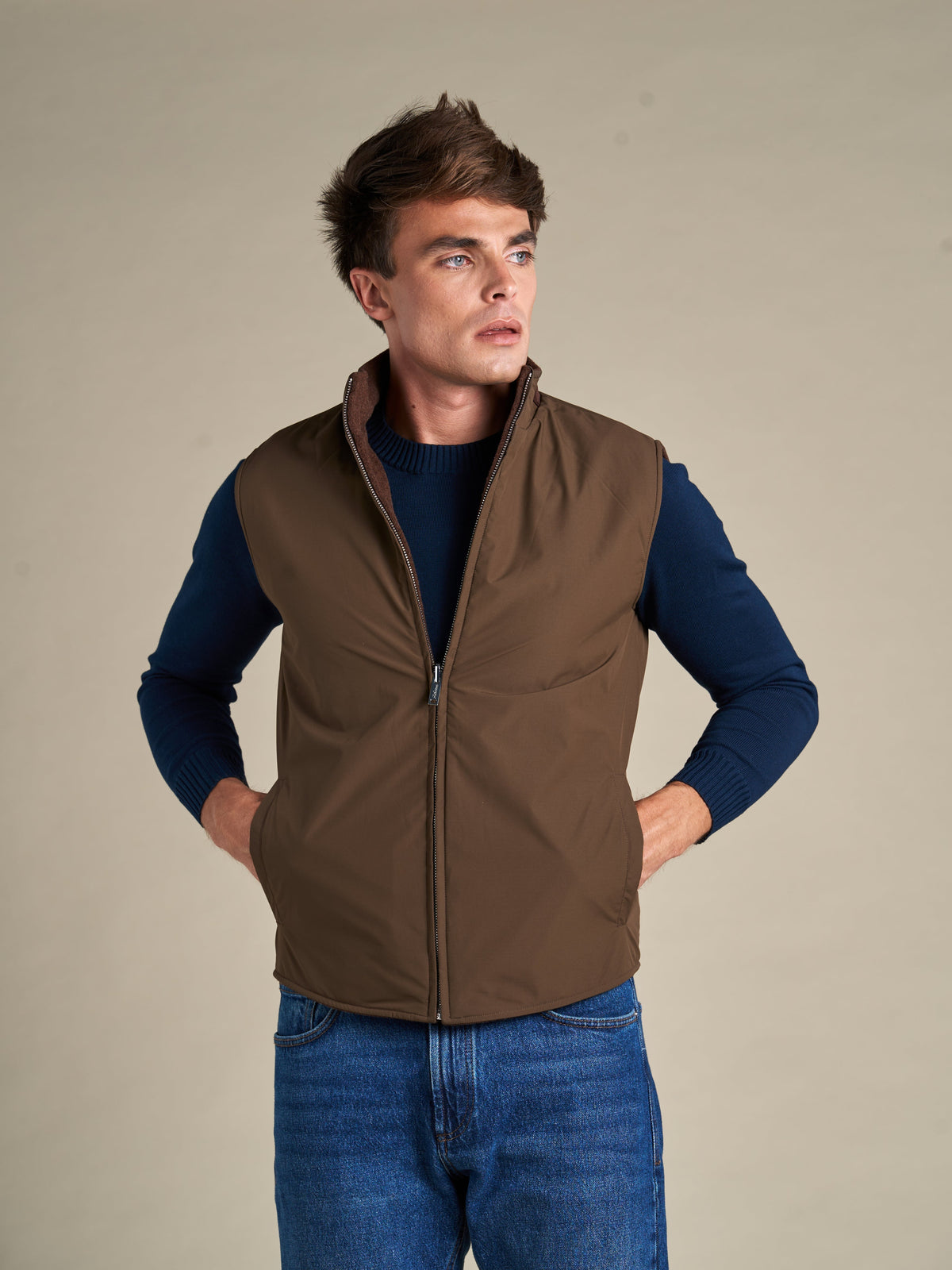 CONOR™ | Reversible Wool Vest