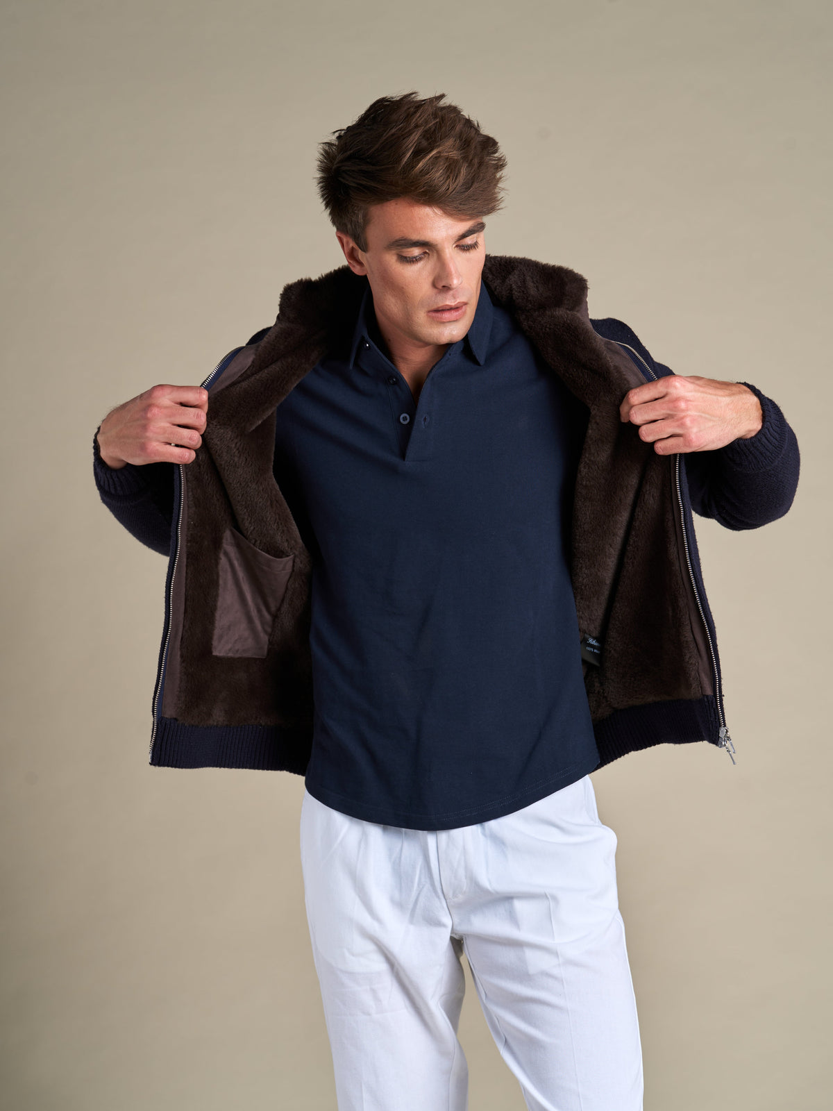 CONOR™ | Fully Fur-Lined Cardigan