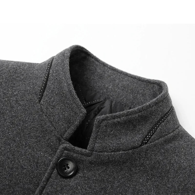 CONOR™™ | Men's Tailored Wool-Blend Overcoat