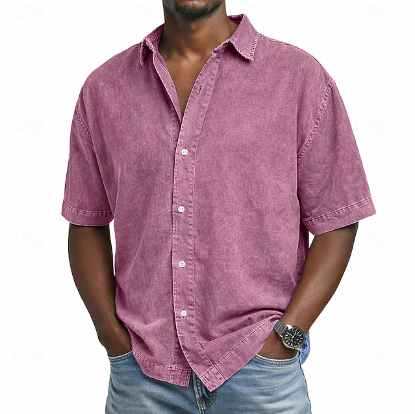 CONOR™™ | Men's Acid Wash Shirt