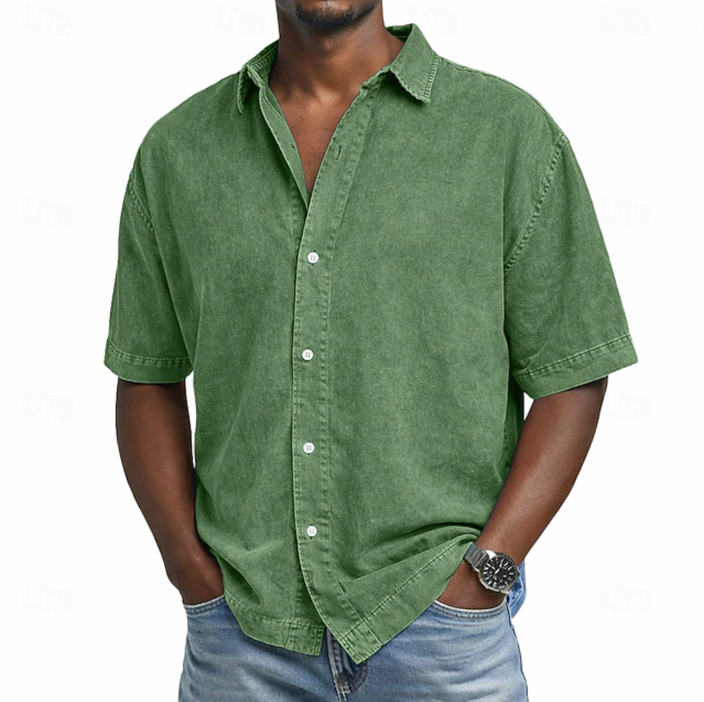 CONOR™™ | Men's Acid Wash Shirt
