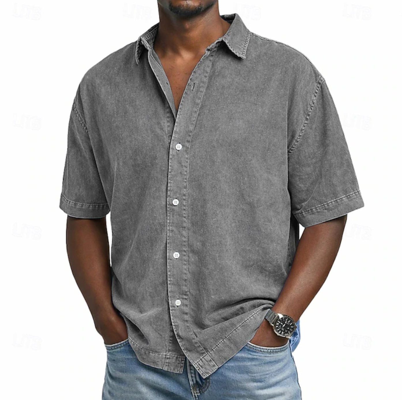 CONOR™™ | Men's Acid Wash Shirt