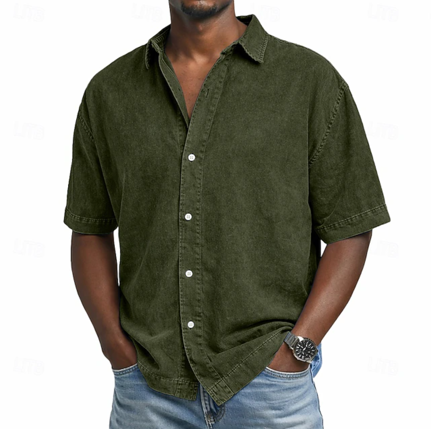 CONOR™™ | Men's Acid Wash Shirt