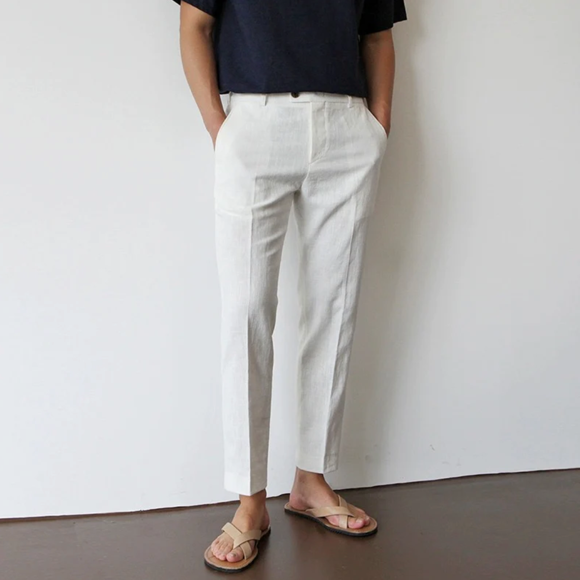 CONOR™™ | Men's Comfort Linen Trousers
